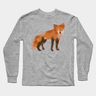 Fox Painting Long Sleeve T-Shirt